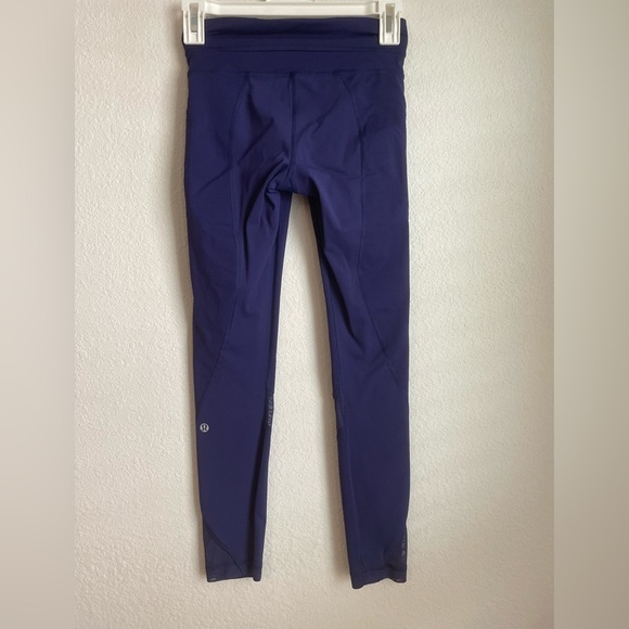 Lululemon Run: Inspire Tight II blue Luxtreme 7/8 Mesh size 2 - Picture 6 of 9